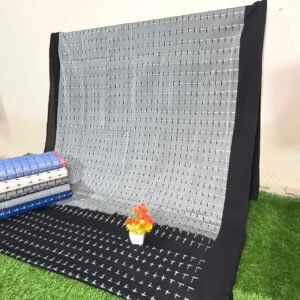 Grey Pochampally Double Ikat Cotton Saree