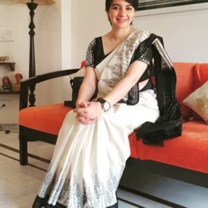 ikat cotton saree
