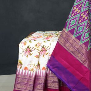 Ikkat Silk saree