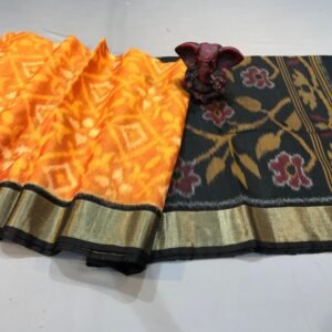 Orange Black Ikat Sico