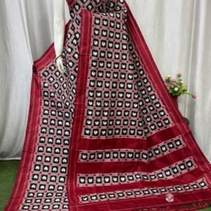 Double Ikat Silk Saree