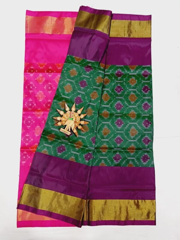 Traditional Ikkat Sico Saree