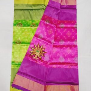 Pure Ikkat Sico Pattu Saree