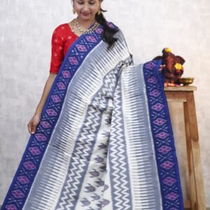 ikkat cotton saree