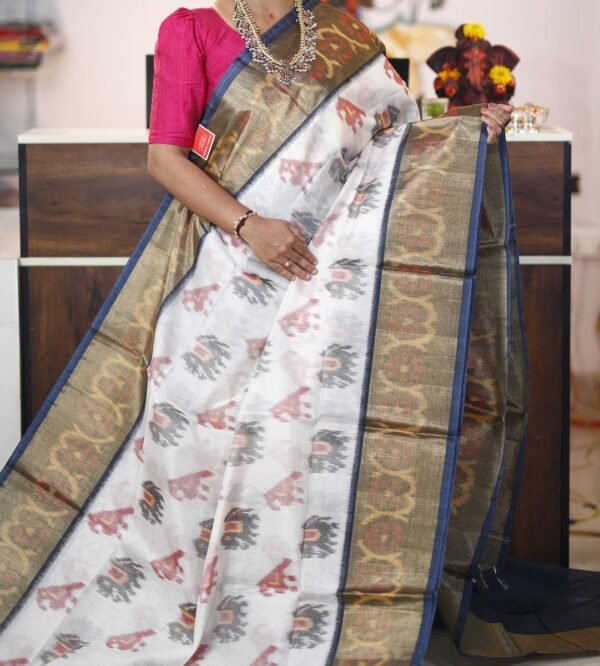 Pochampally Ikkat Sico Saree