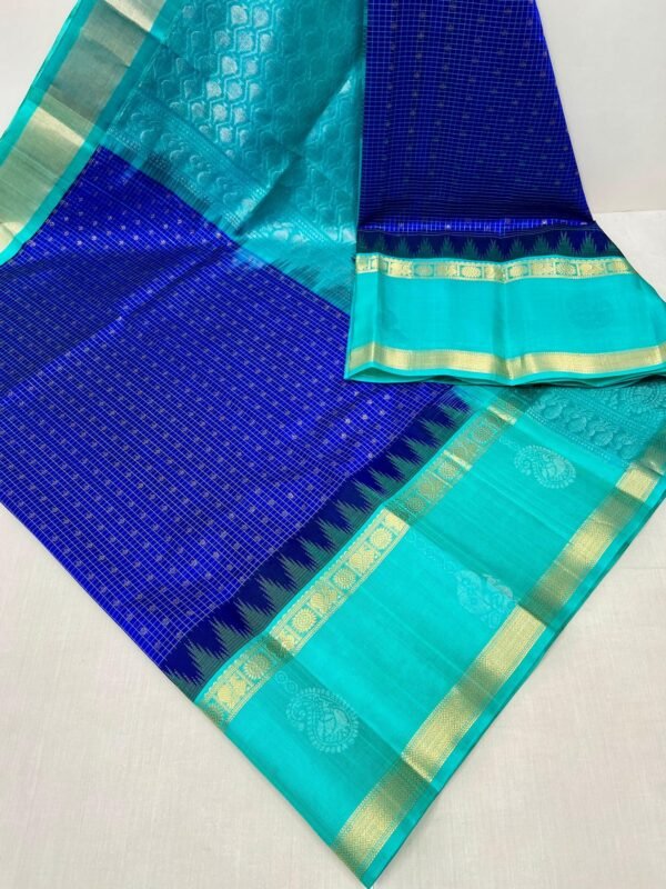 Kuppadam Silk Saree with big border