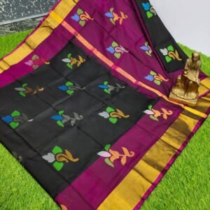 Black Uppada Pattu saree