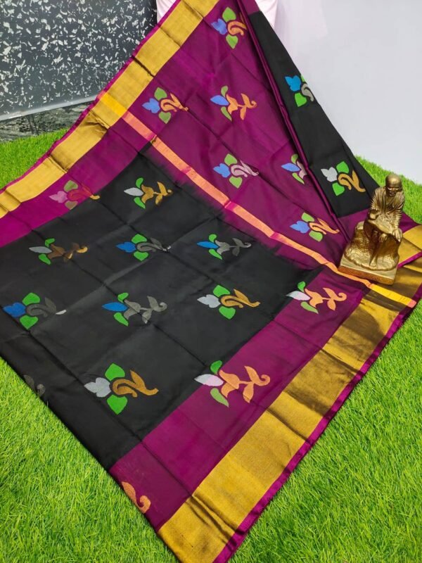 Black Uppada Pattu saree