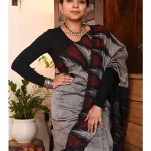 Sambalpuri ikat cotton saree