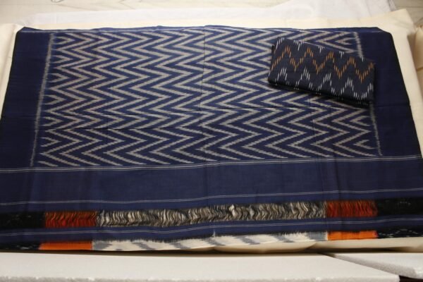 Pochampally Double Ikkat Cotton Sarees