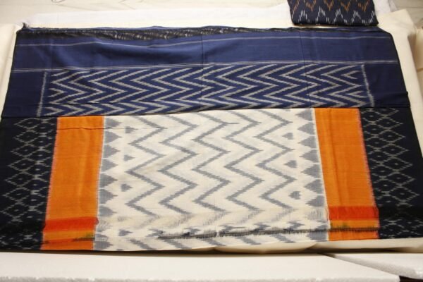 Pochampally Double Ikkat Cotton Sarees