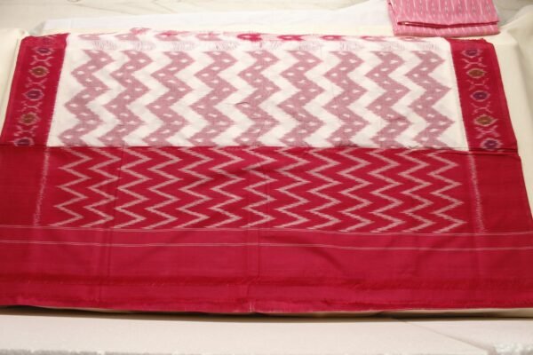 ikkat cotton sarees with blouse