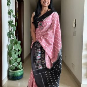 ikkat pochampally cotton saree