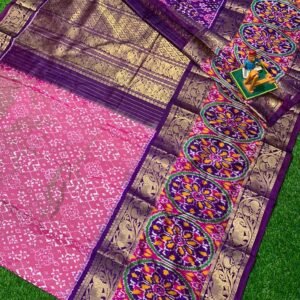 pochampally silk saree twill ikkat