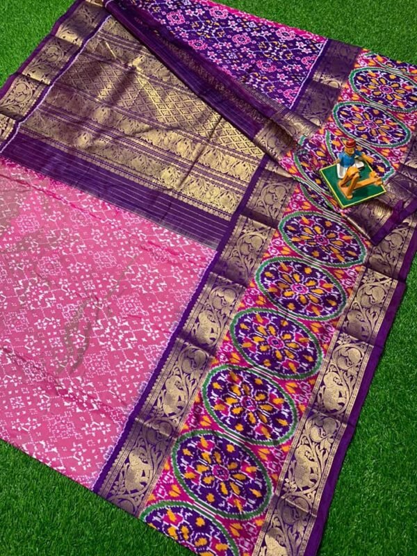 pochampally silk saree twill ikkat