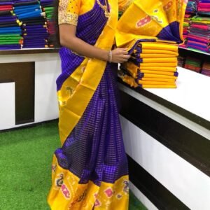 Voilet Uppada silk saree