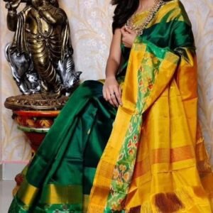 Green Uppada Pattu Saree