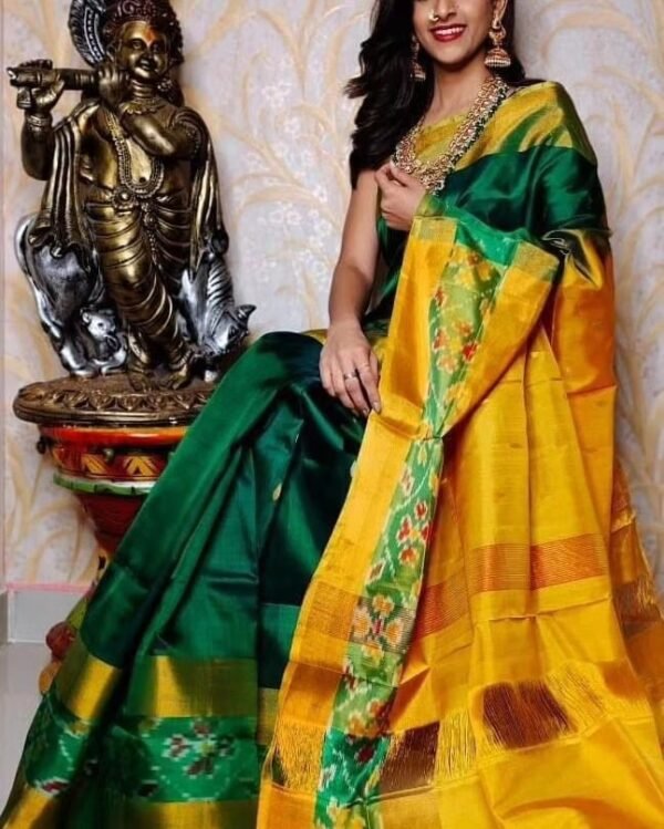 Green Uppada Pattu Saree