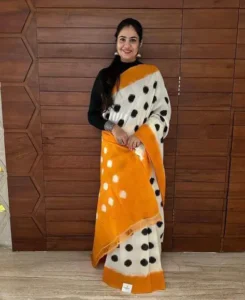 double ikkat cotton saree