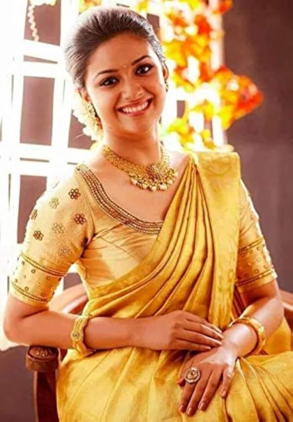 Gold uppada tissue sareee