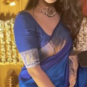 Uppada Blue pattu saree
