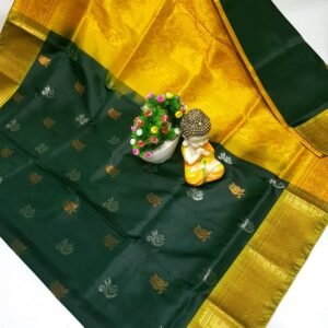 Green gold uppada pattu saree
