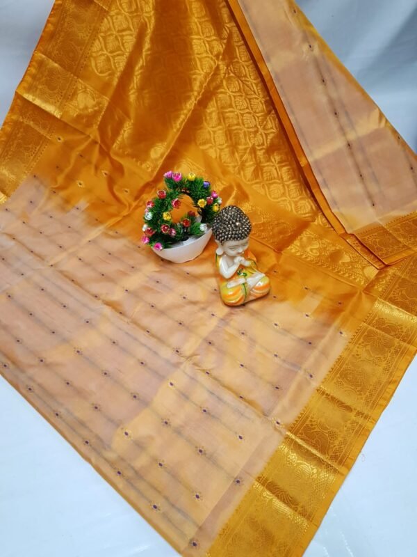 cream gold uppada pattu saree
