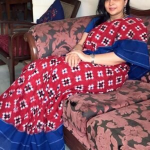 Puttapaka Telia rumal Handloom cotton saree