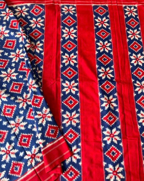 Traditional Telia rumal Cotton Saree