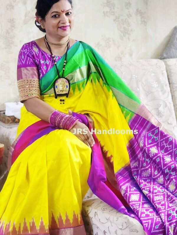 pochampally Ikkat silk saree