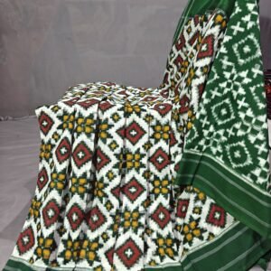 Telia Rumal Double Ikat Saree