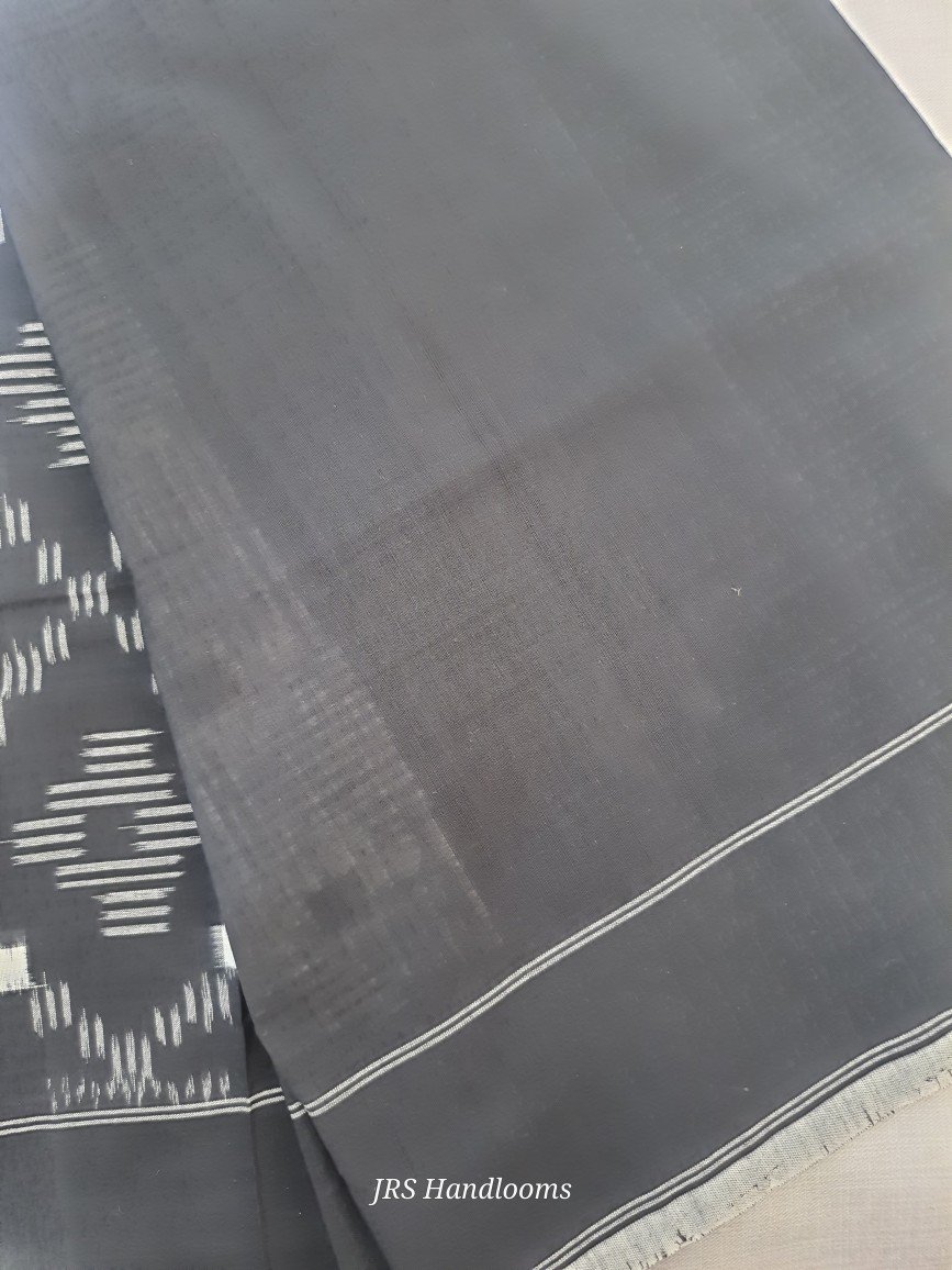 cotton double ikat saree plain Blouse