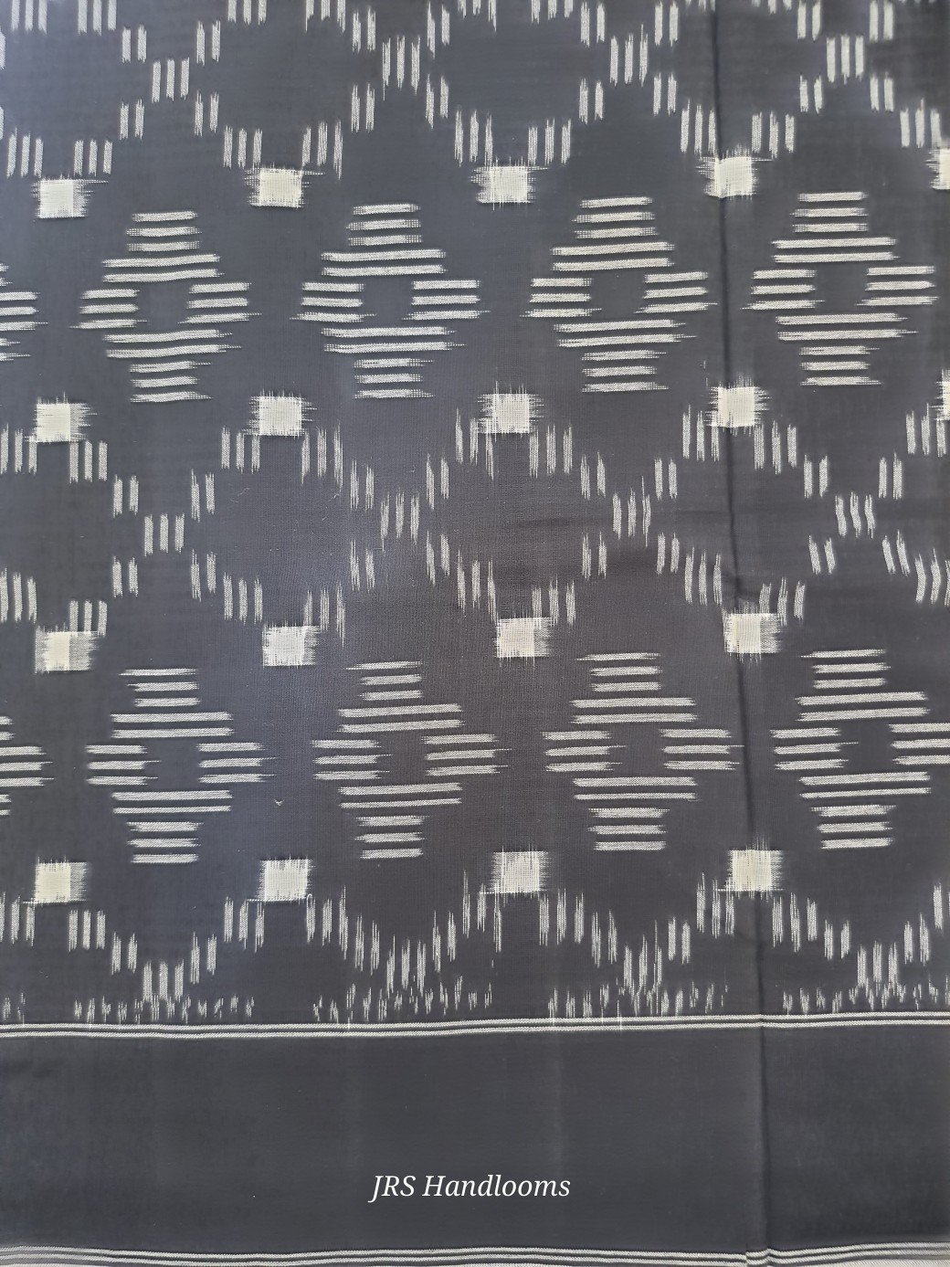 Double Ikat Cotton Saree - Image 4