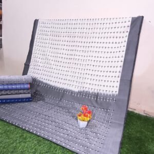 double ikat cotton saree