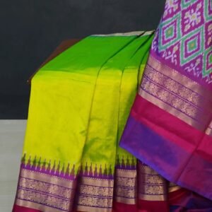 Handloom Ikat Silk Saree