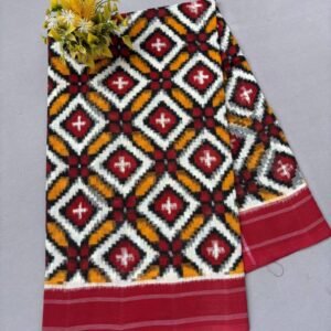 Teliya rumal cotton saree