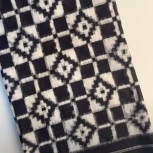 Black Teliya Rumal Saree