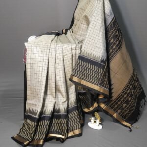 ikat silk saree
