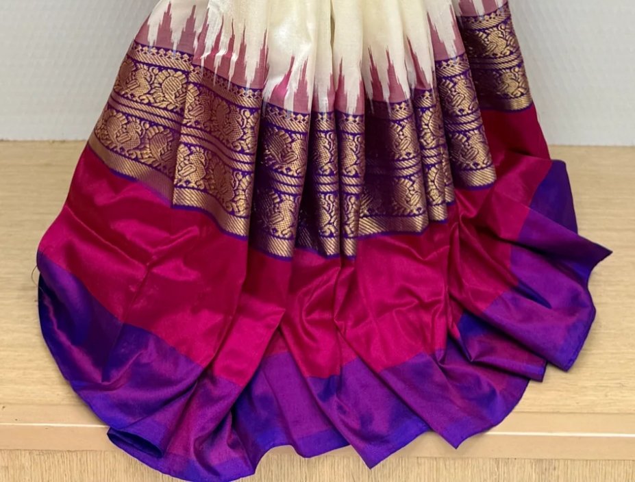 Kanchipuram border and multi color borders