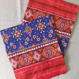 Ikkat Pochampally Silk Saree - Patola Design